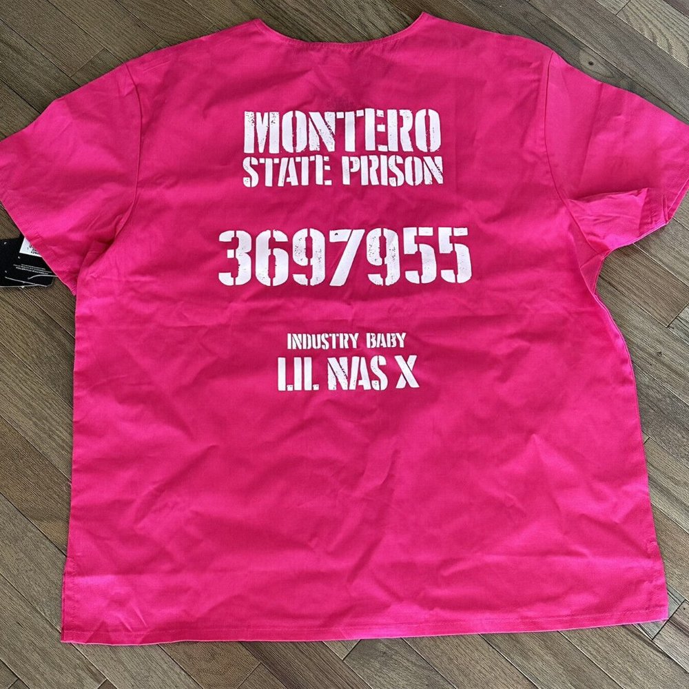 Lil Nas X Industry Baby Montero State Prison Jumper Large NWT